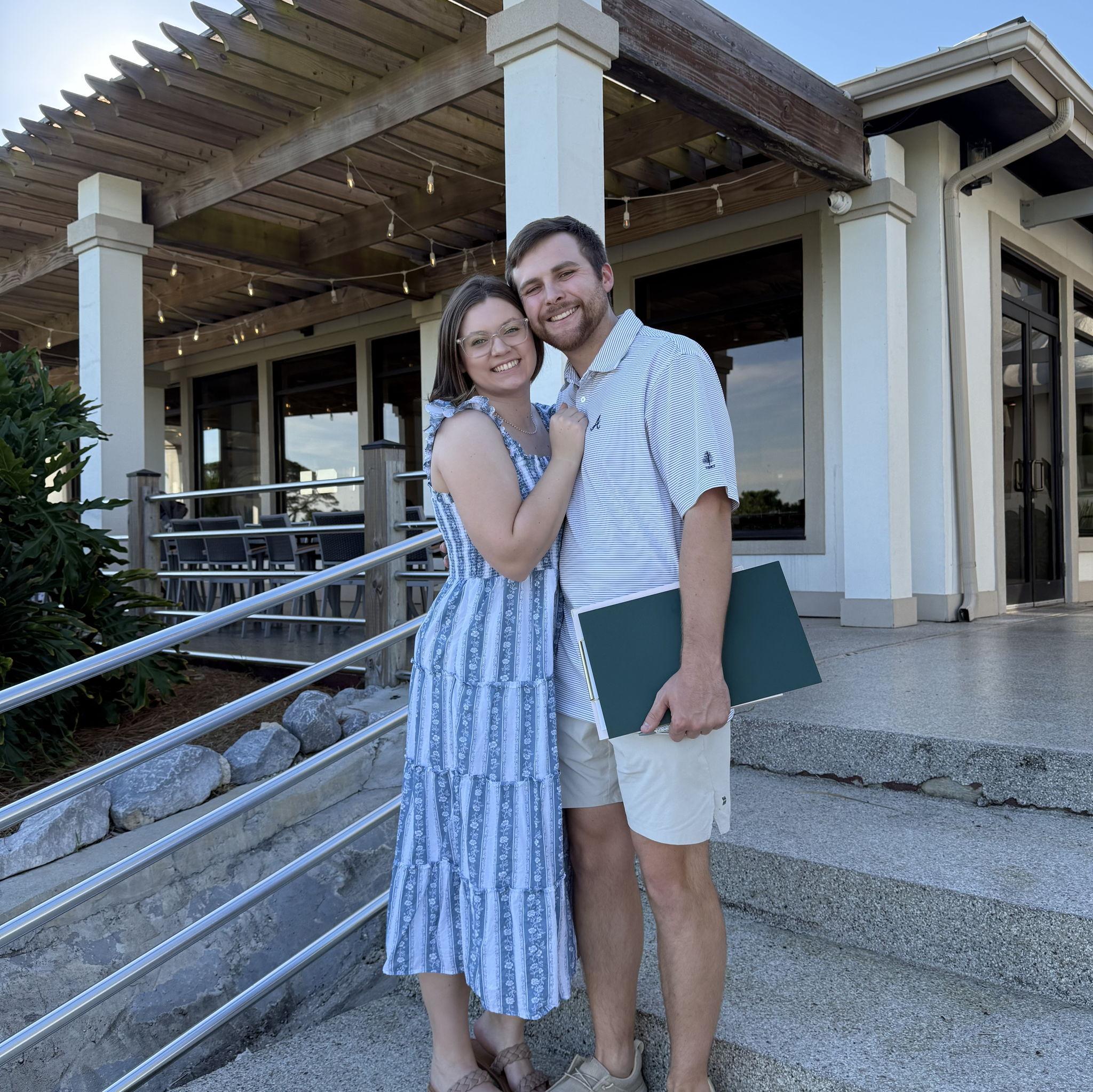 Touring our wedding venue for the first time