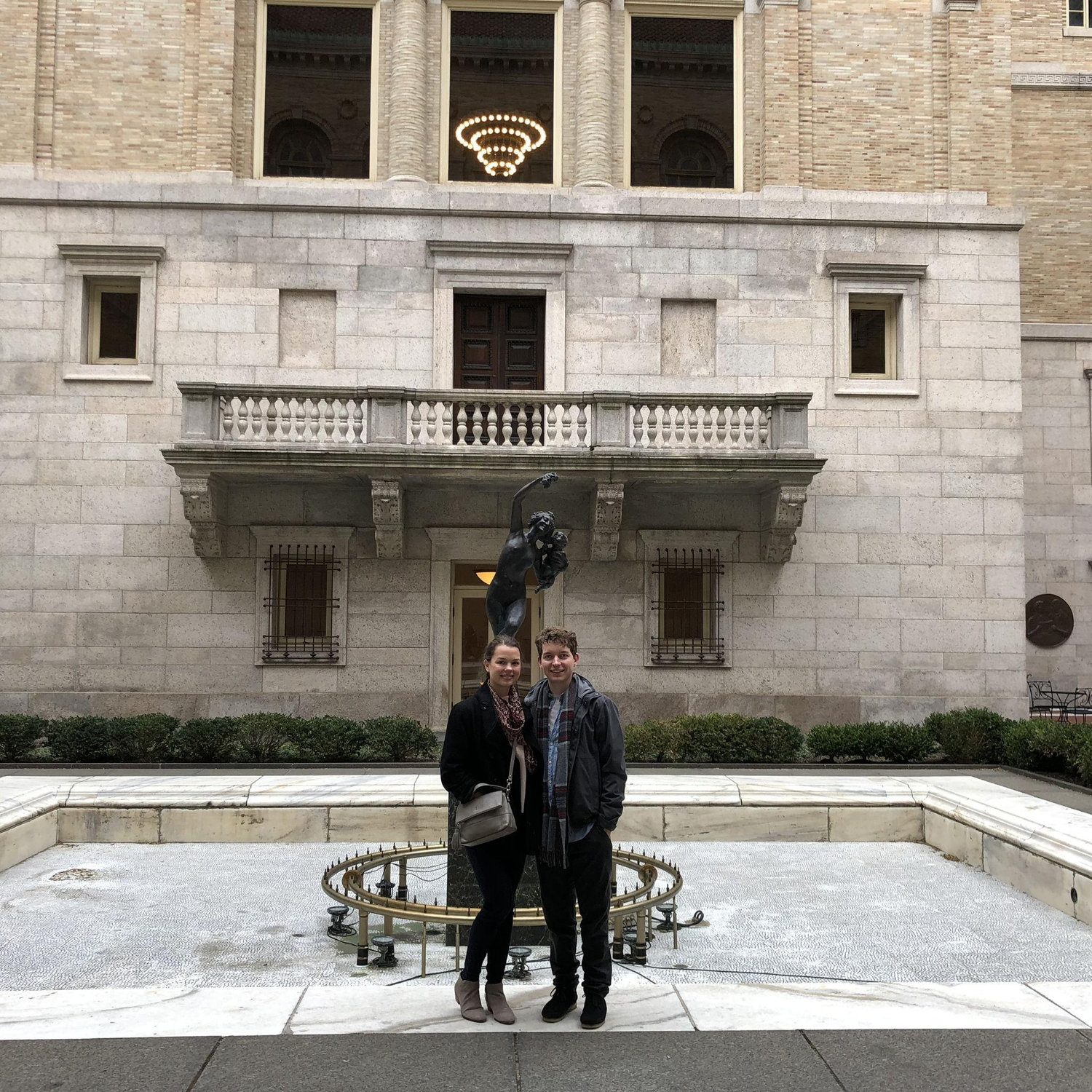 At the Boston library
