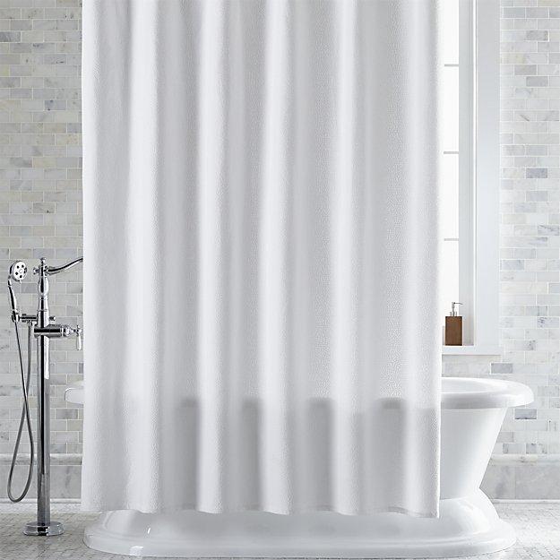Pebble Matelasse Grey Shower Curtain