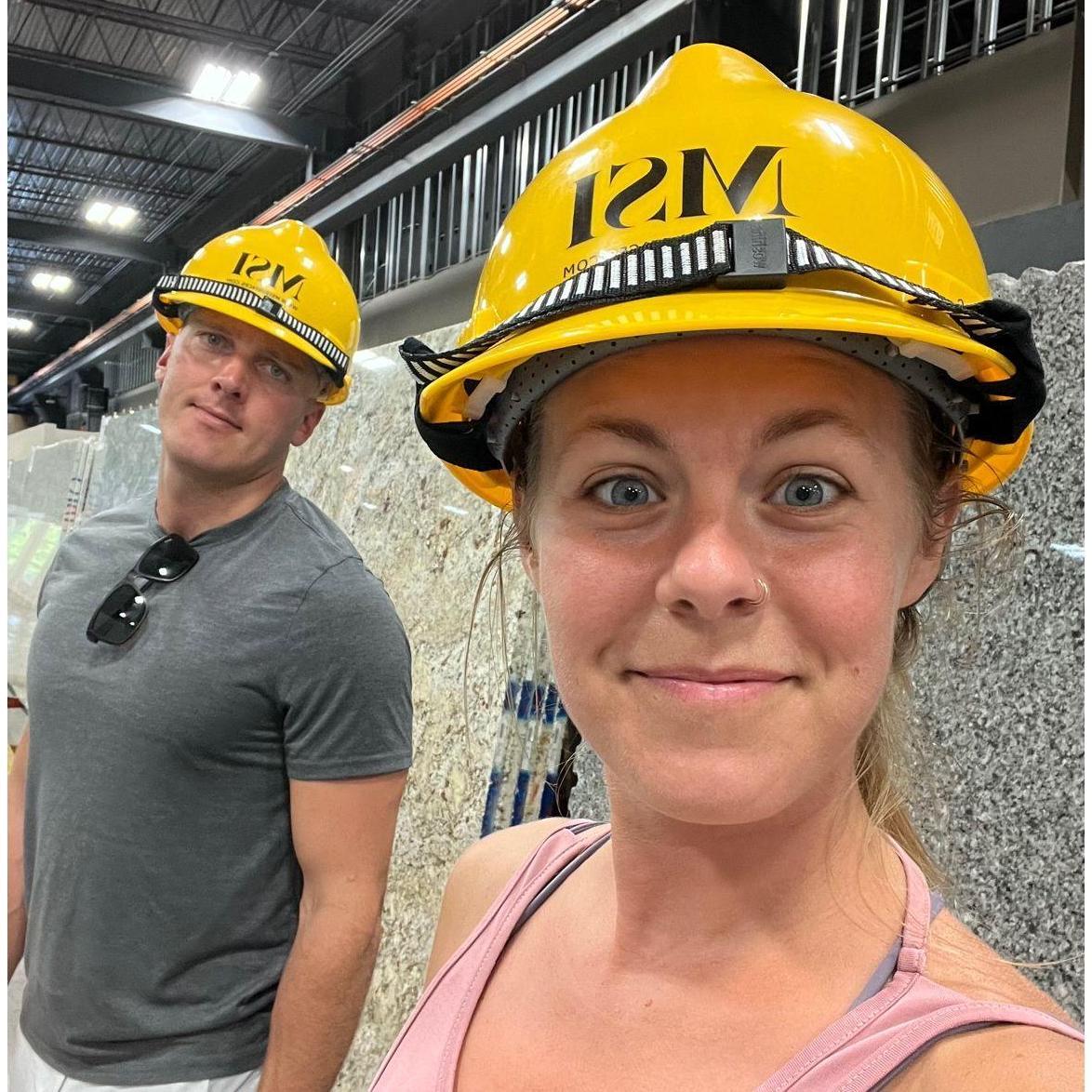 Picking out our new countertops!