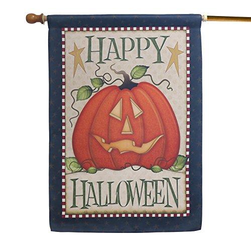 LAYOER Home Garden Flag House Double Sided Happy Halloween Pumpkin (28 x 40 Inch)