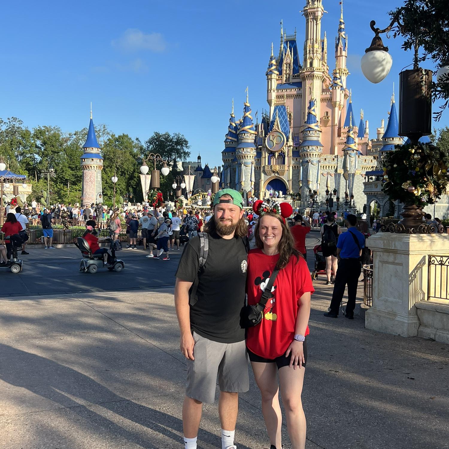 Disney!! Maddie’s favorite place on Earth, and Brandon being a supportive boyfriend!