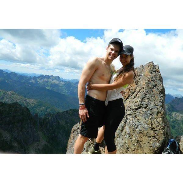 Our First Hike Together! Staying happy after a huge ascent up Mount Elinor!