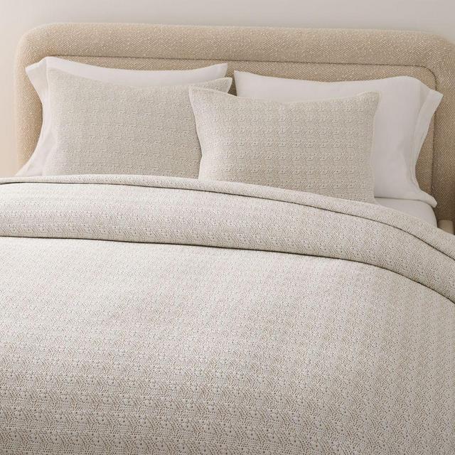 Reflections Matelasse Origin Coverlet, Full/Queen, White