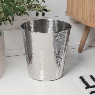 Axel Modern Minimalist Hammered Wastebasket