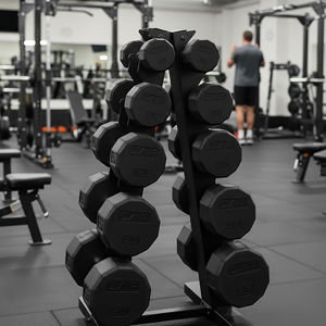 150 lb Dumbbell Set with Storage Rack