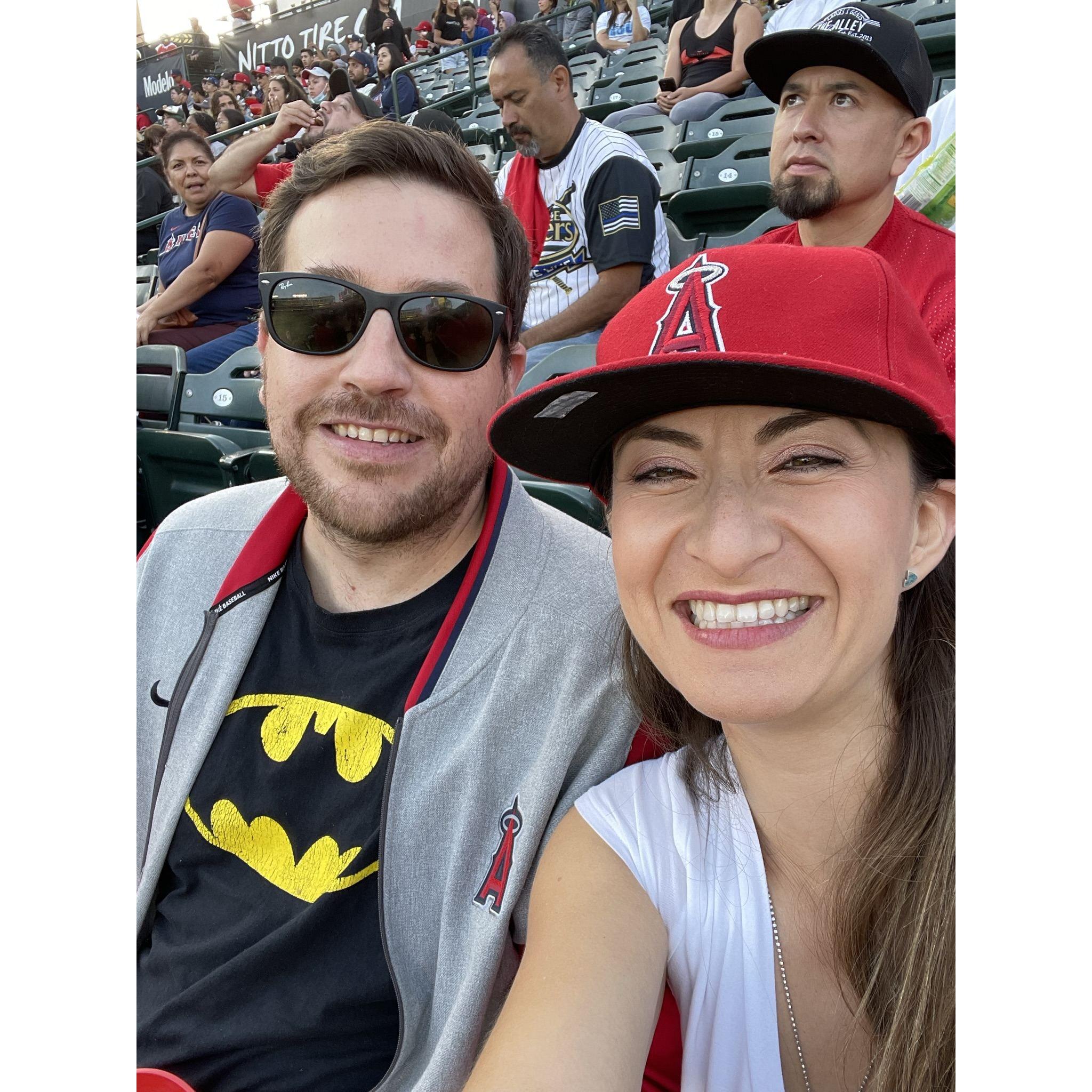 His teams: Angels and the 49ers #AndBatman