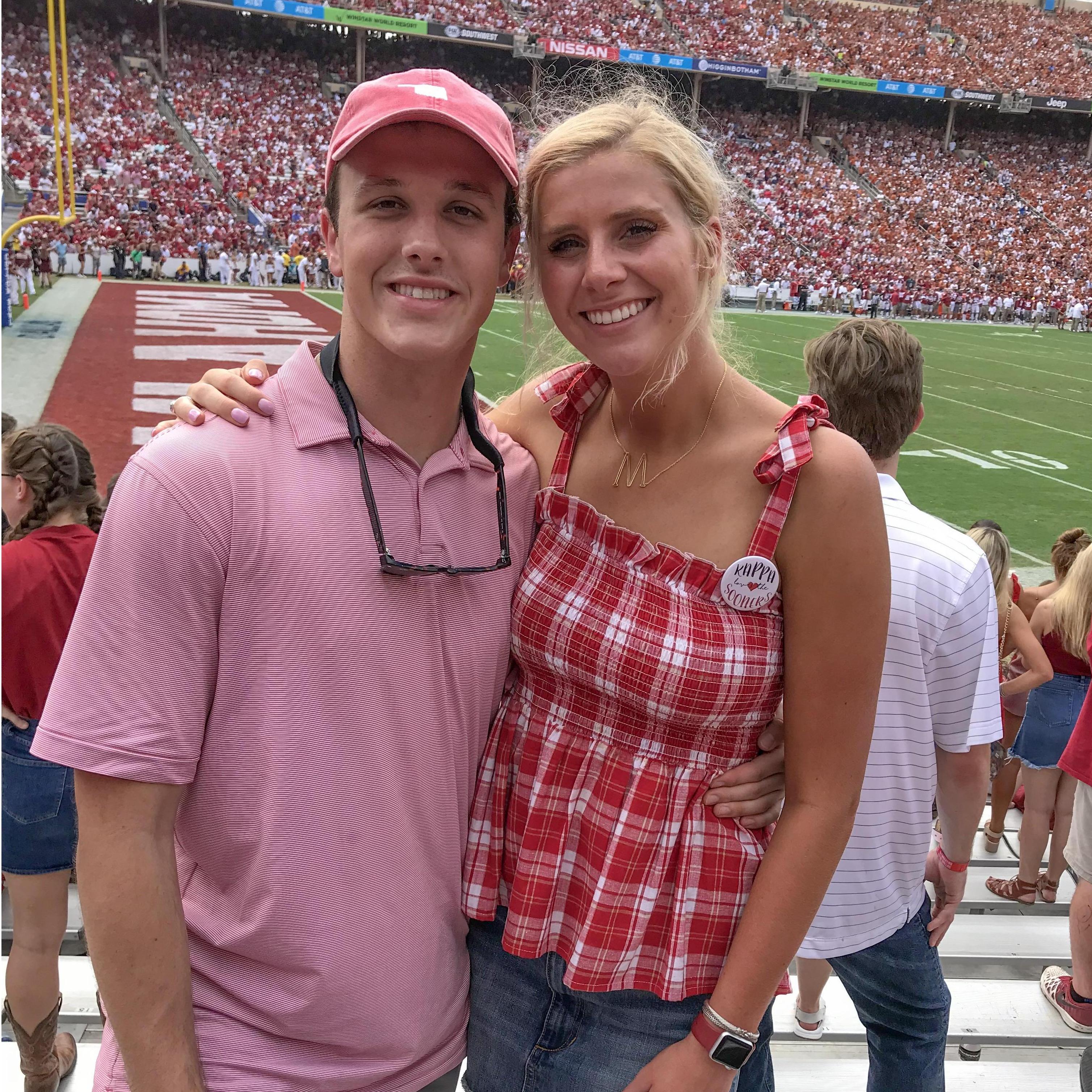 Many OU football games attended together