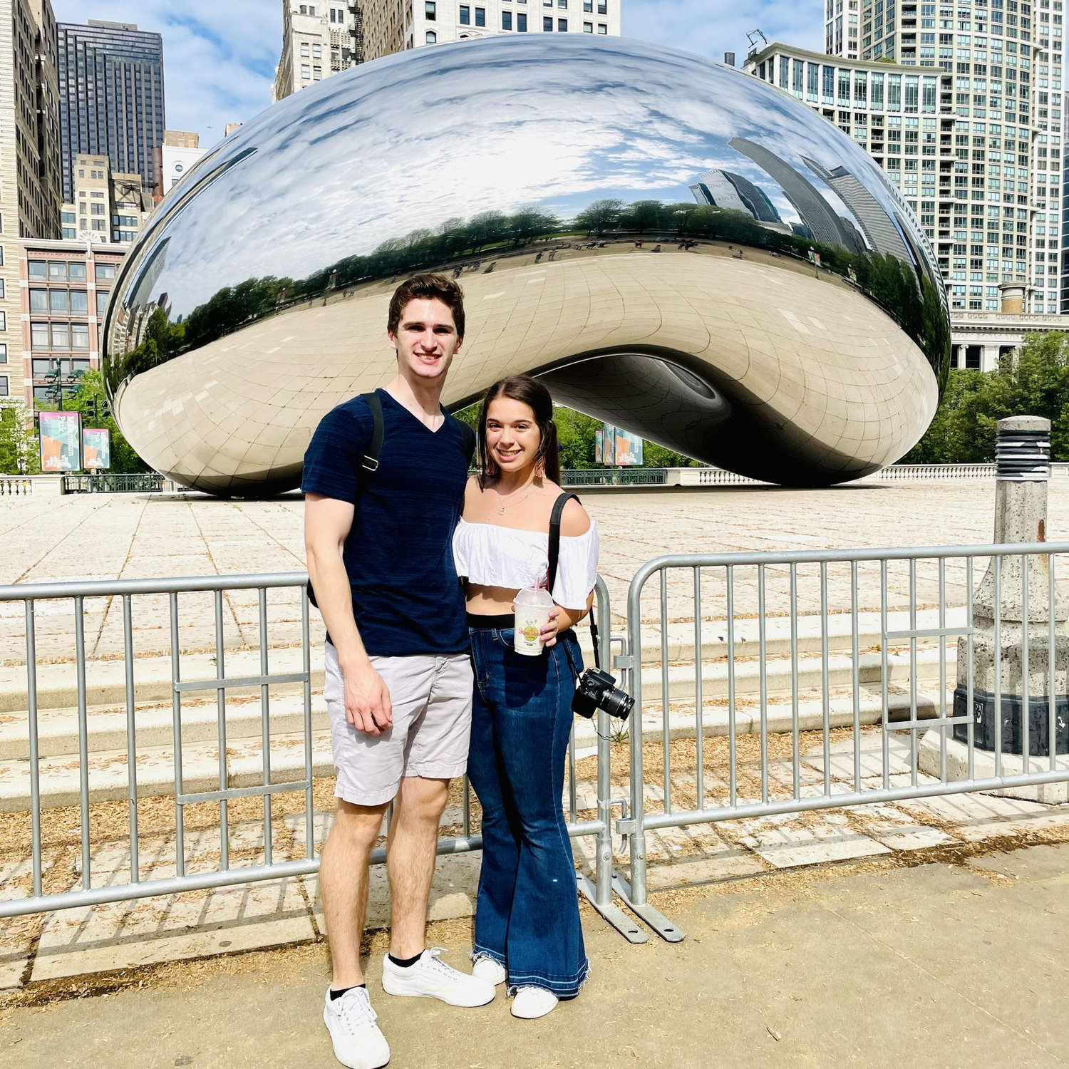 Our first (of many) trips together — Chicago