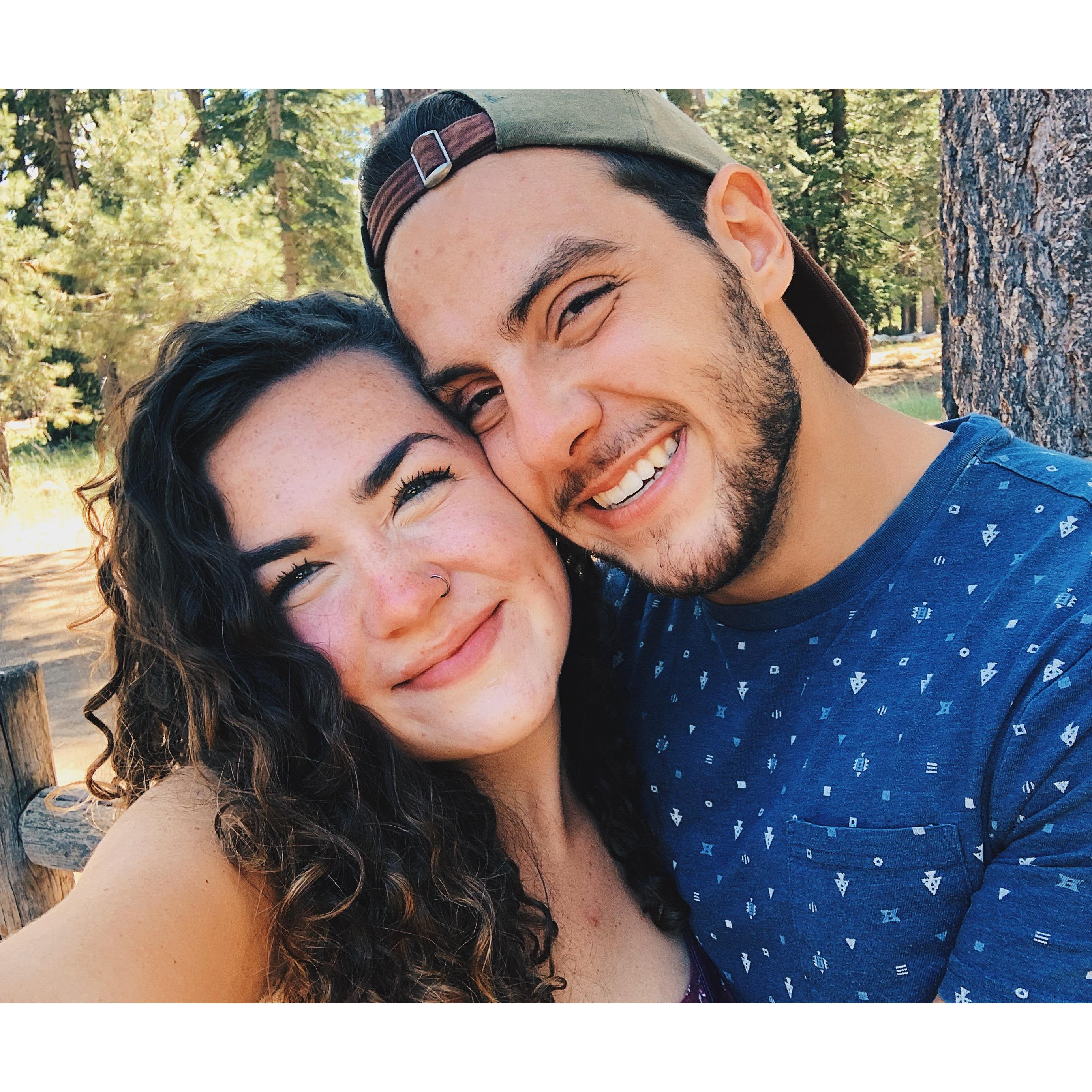 From when Fuzz visited me in Lake Tahoe, he actually told me that he hoped to marry me someday during this trip. Lucky guy, he locked it in!