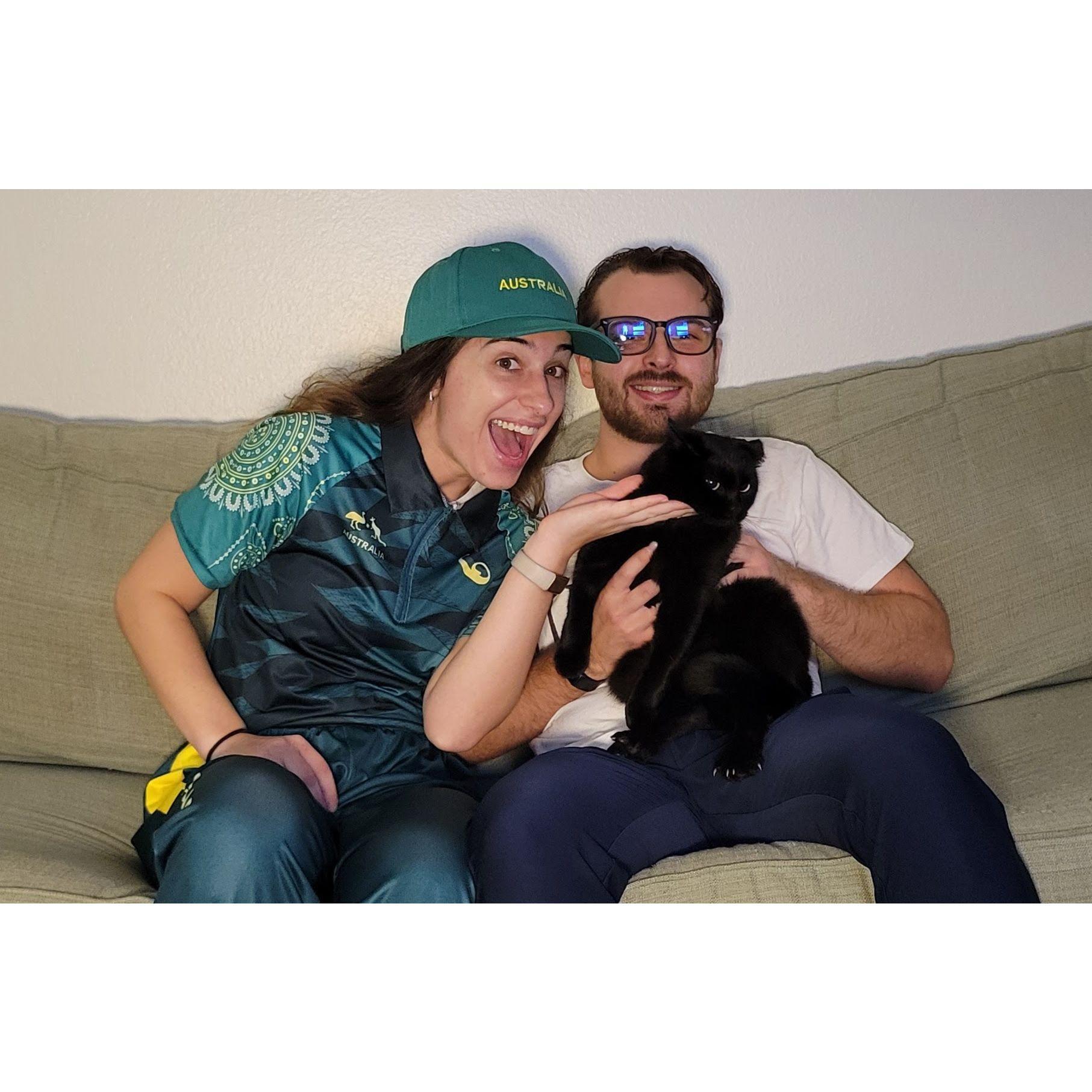 Halloween with our cat, Snips!