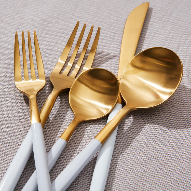 Willow Park, Resin Handle 20-Piece Flatware Set, Service for 4 | Zola