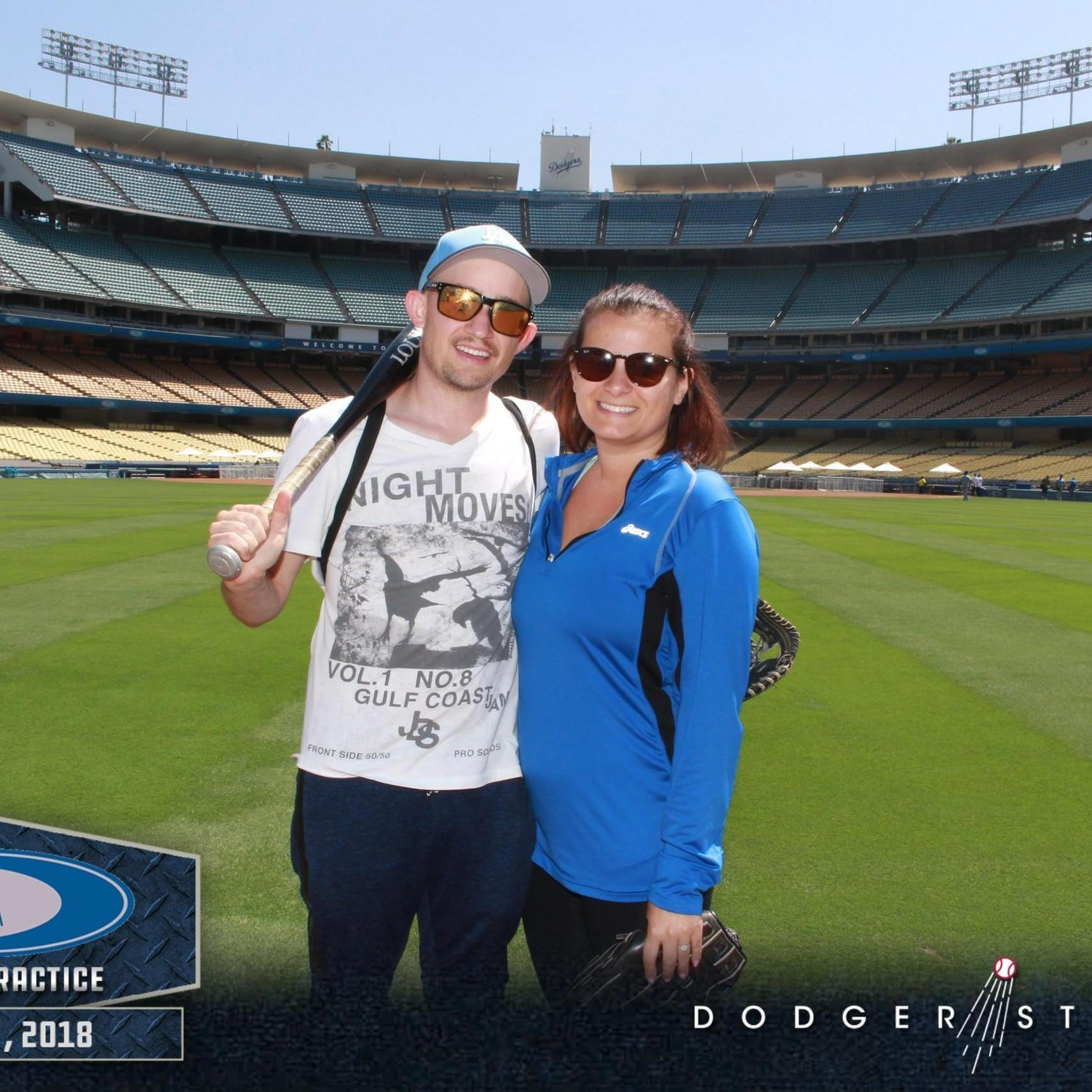 Batting practice at Dodger Stadium
June 2018