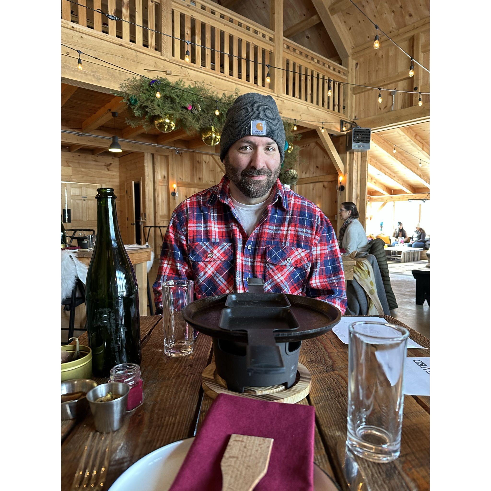 Anniversary dinner Tops'l Farm 2023!