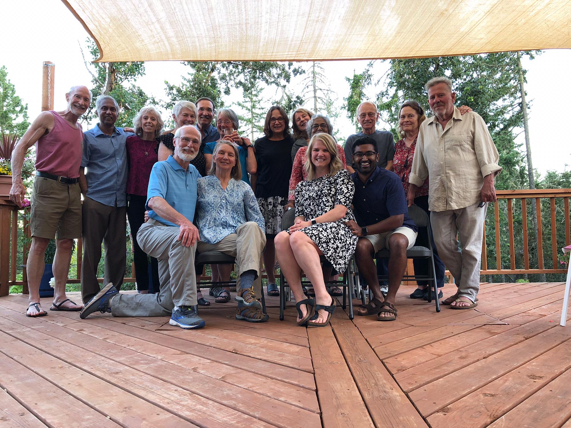Visiting John and Manu in Eugene, summer 2019