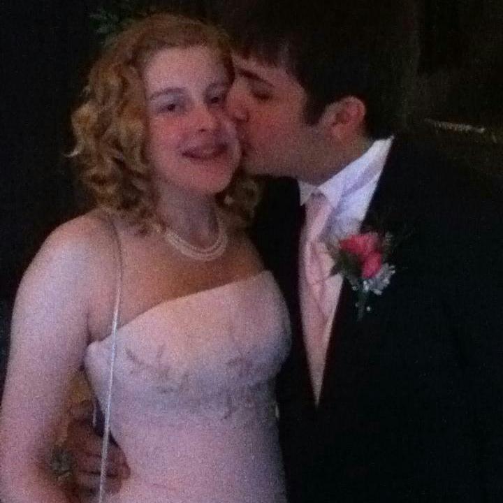 Our 1st prom! We went with one of my best friends and Maid of Honor to be, Morgan. Kevin and I coordinated outfits...how in love we were, and still are. Wow! I love this picture!