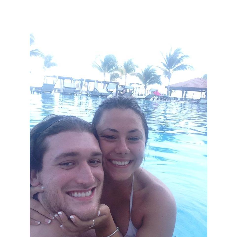 Our first trip together. Cancun, Mexico August 2014