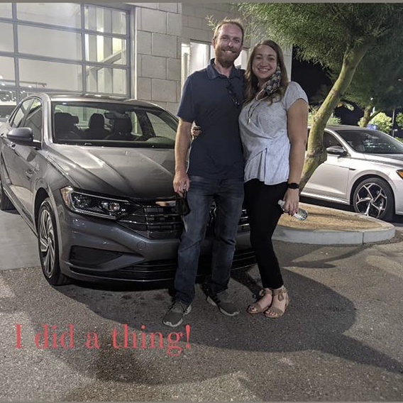 Ryan bought a brand new car!