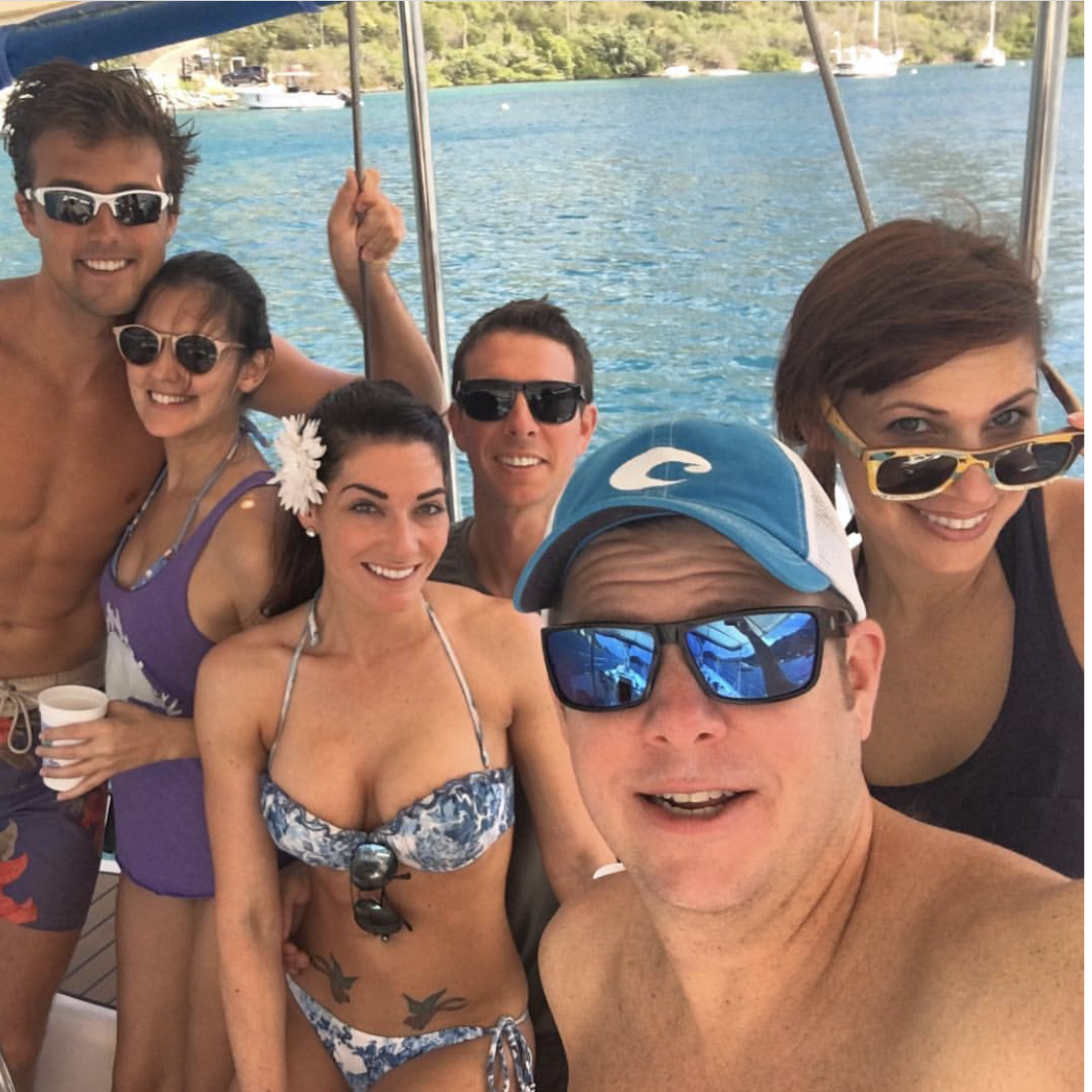 Our first trip together to the BVI!
