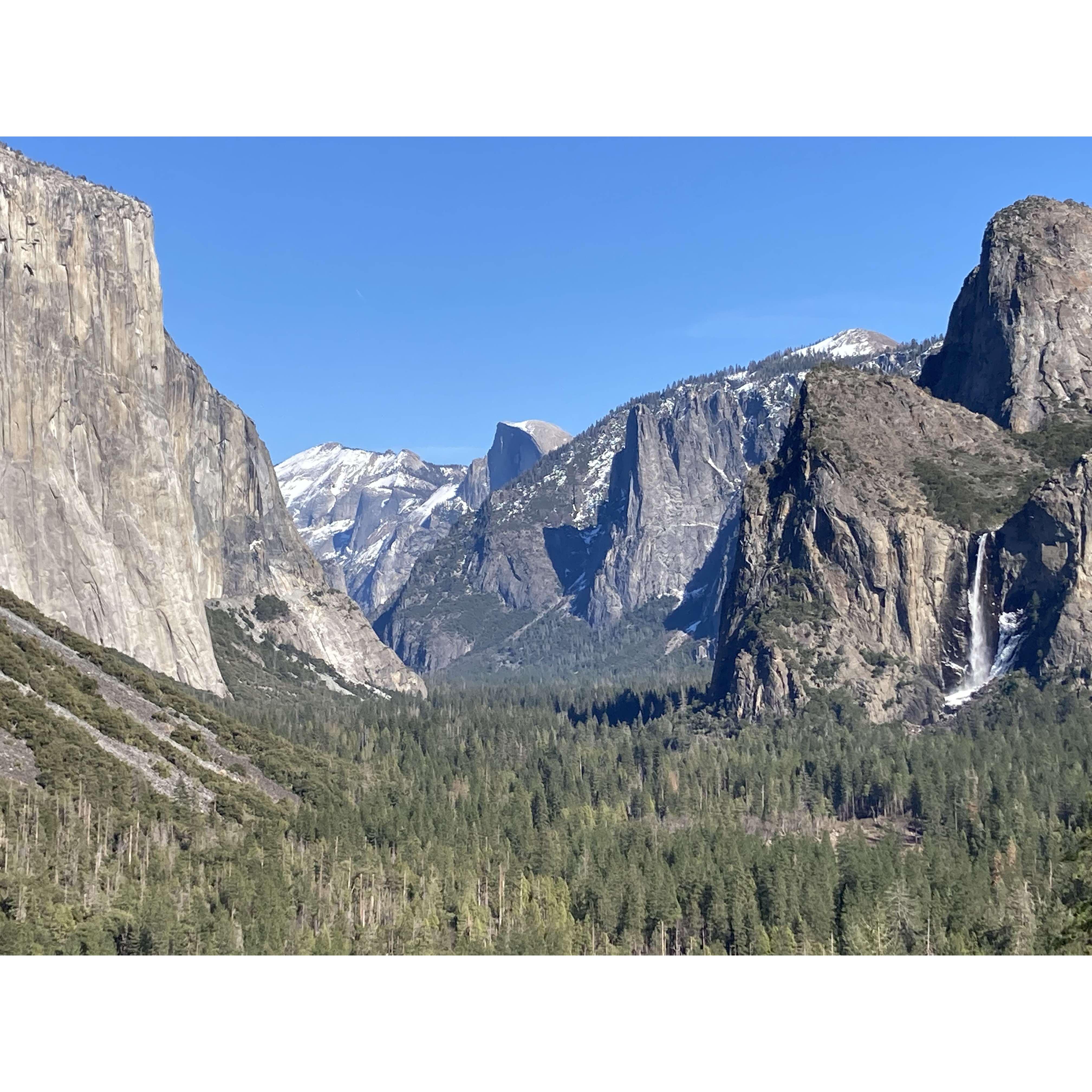 Tunnel View, a very short drive from Yosemite Valley (no hike required!)