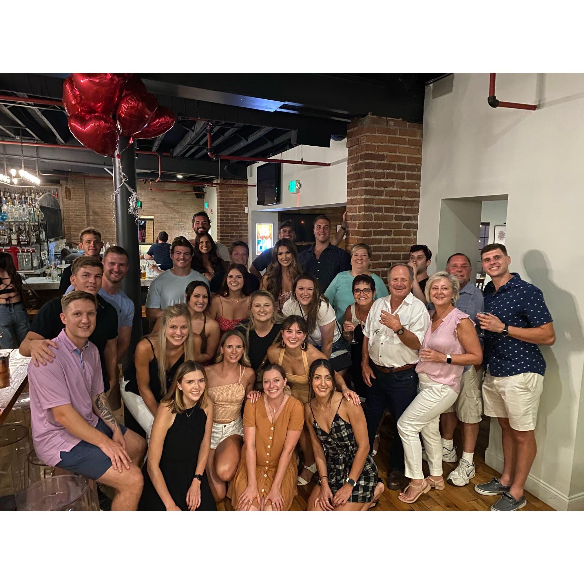 Year 5 - The most amazing people celebrating our engagement at PA Market
