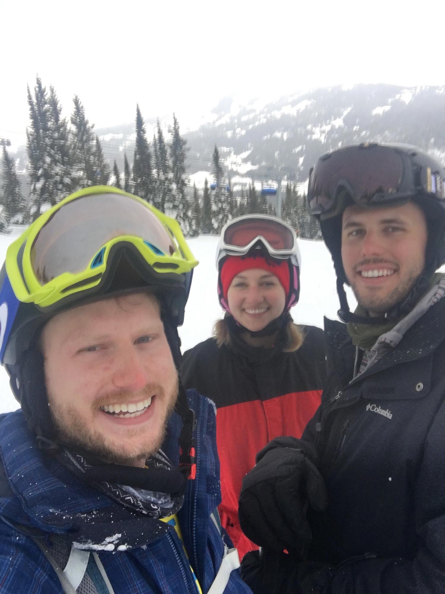 Shredding the fresh pow with Ben on Copper Mountain
