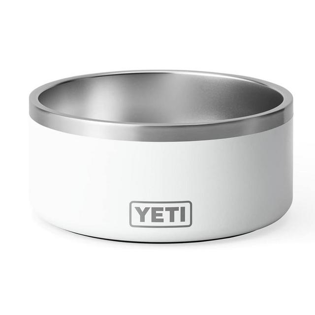 YETI Boomer 8, Stainless Steel, Non-Slip Dog Bowl, Holds 64 Ounces, White