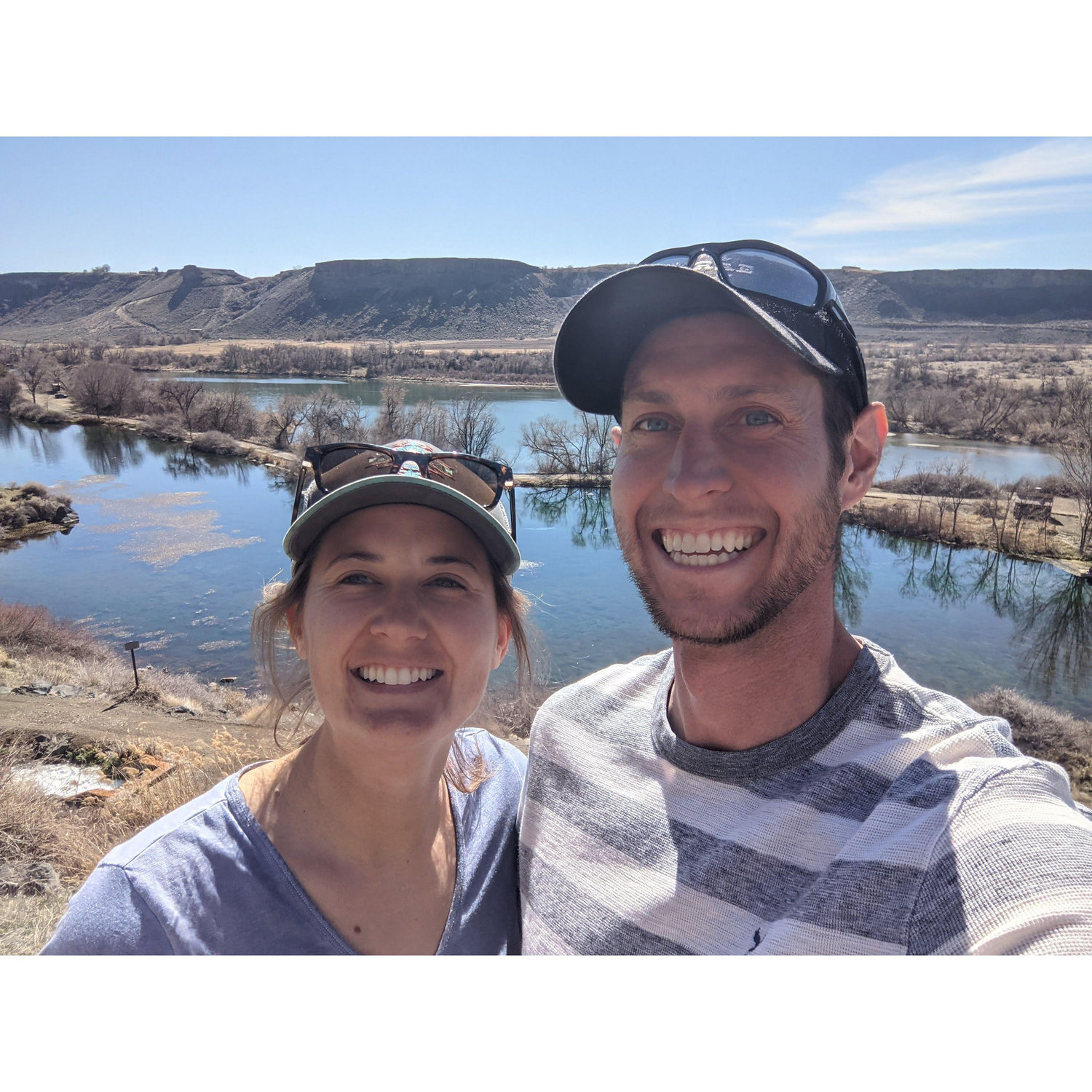 Fourth date? I've lost track. Thousand Springs State Park