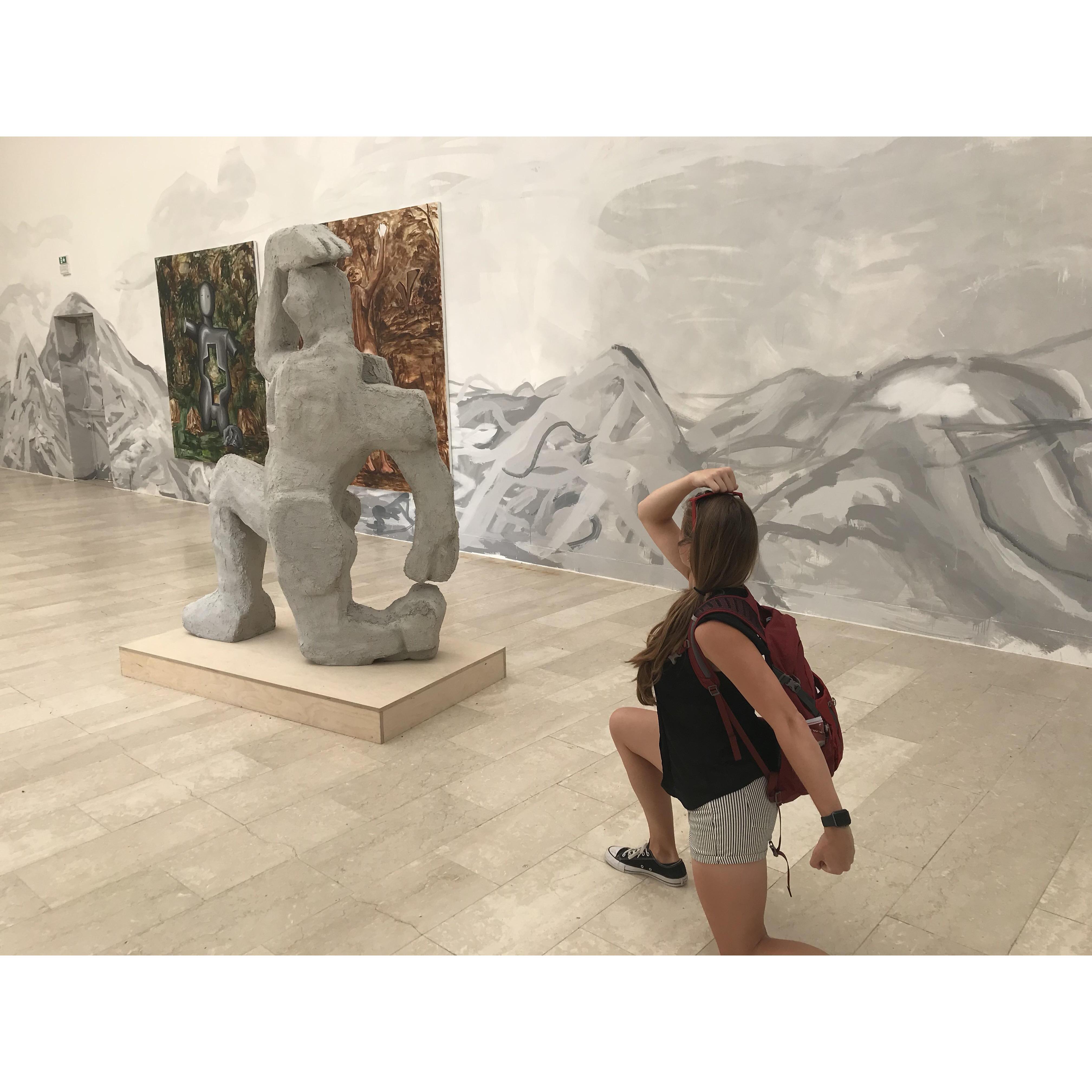 Connecting with sculpture