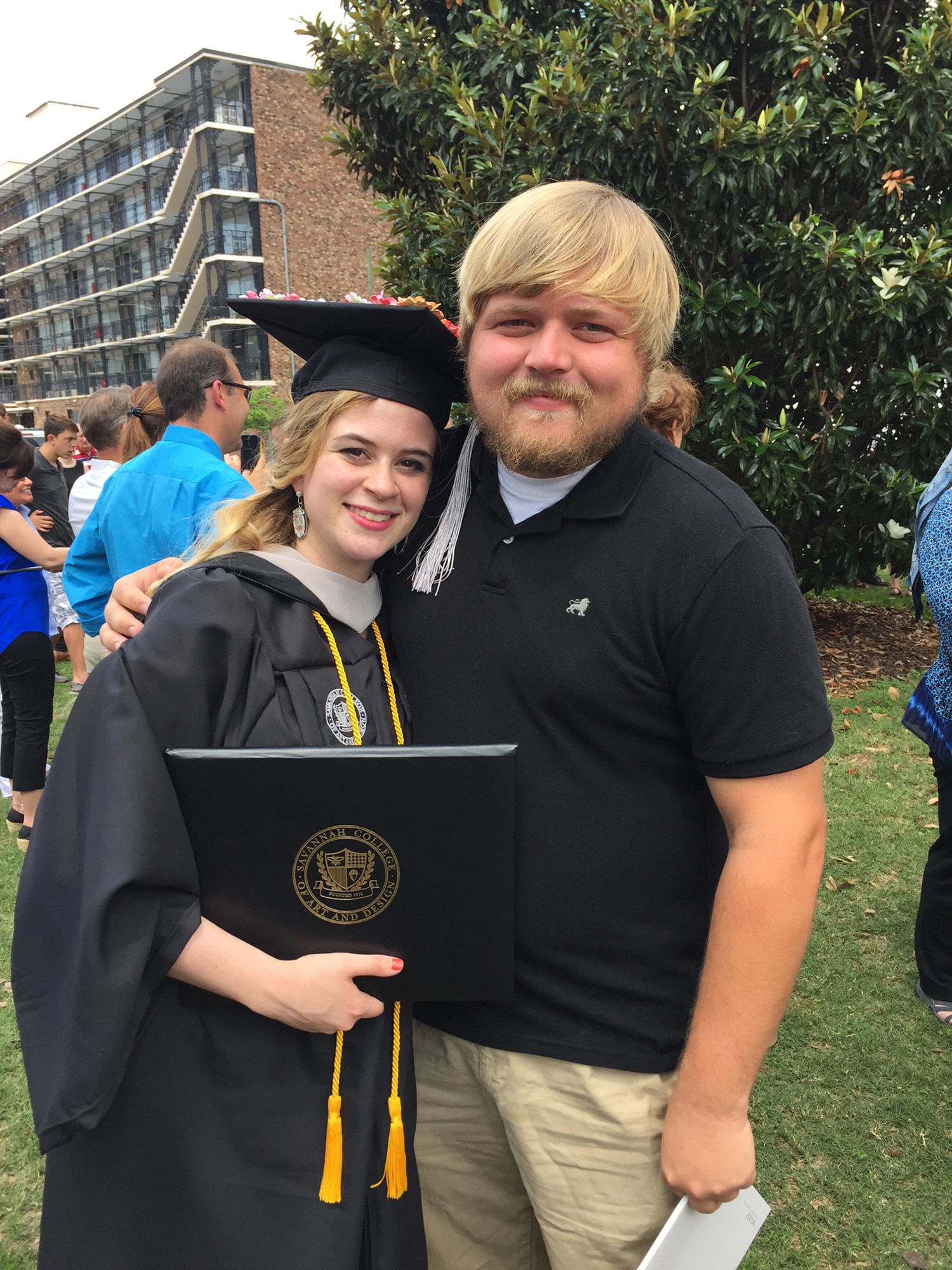 Erica's Graduation from SCAD 2016.