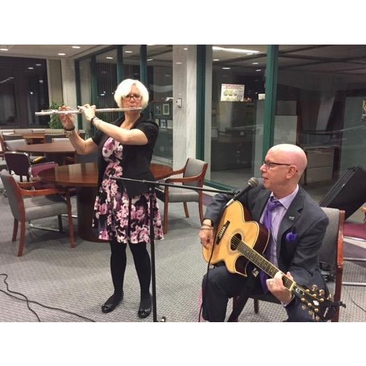 We love playing beautiful music together. This is us at the CERT holiday party- December, 2016.