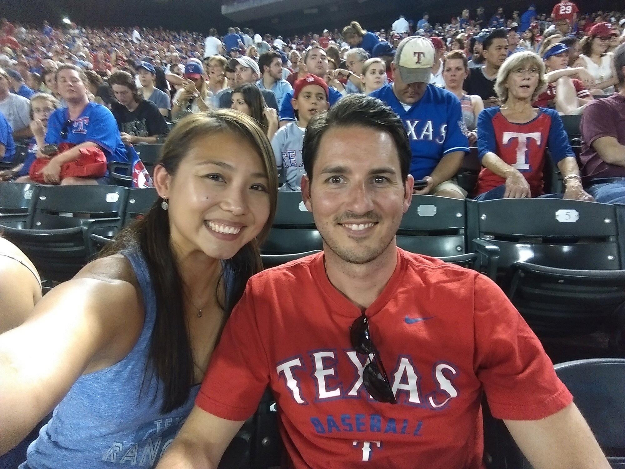 Our first Rangers game