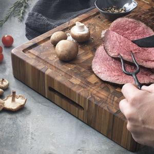 Teakhus Butcher Block Carving Board Extra Thick