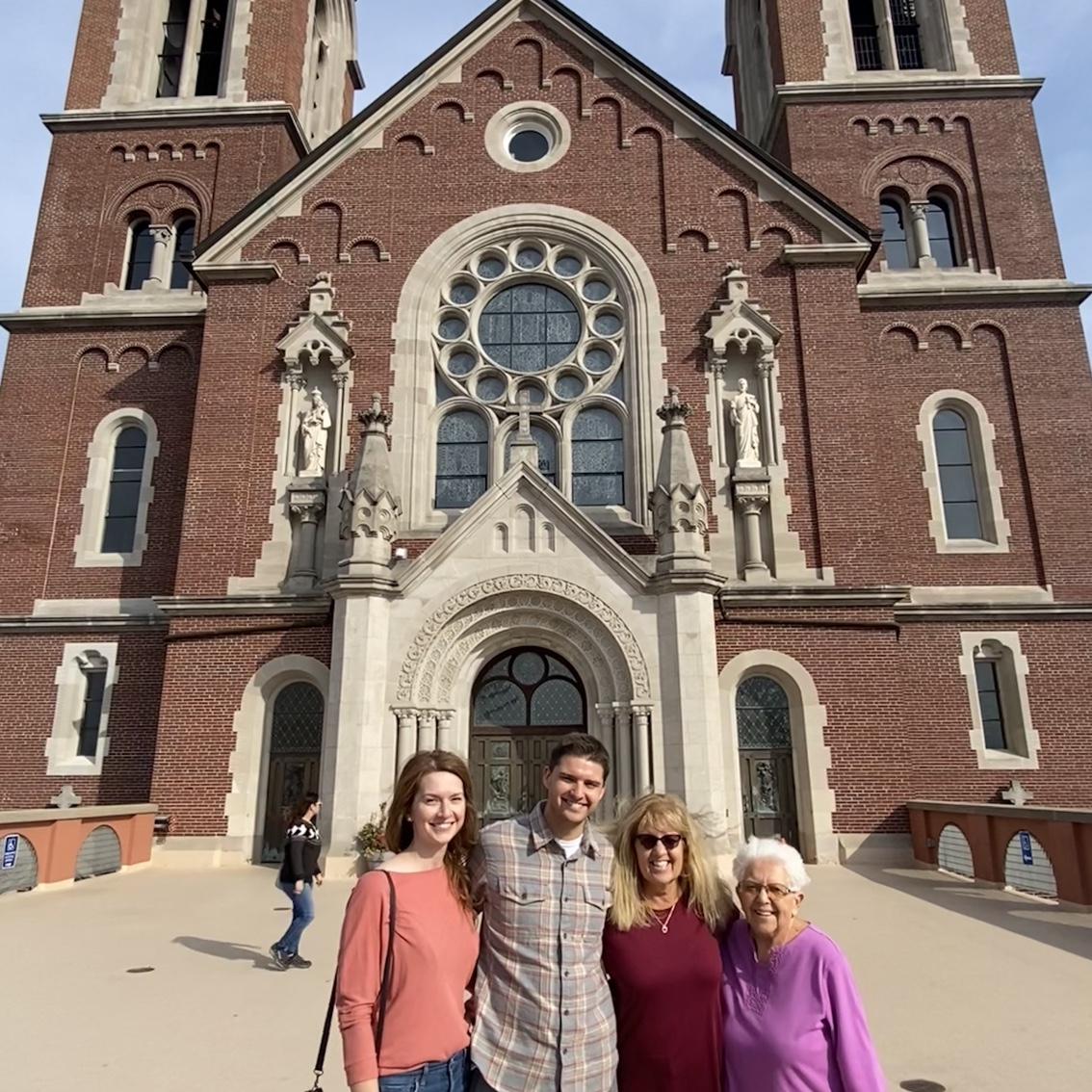 Going back with Brad's wonderful mother and grandmother