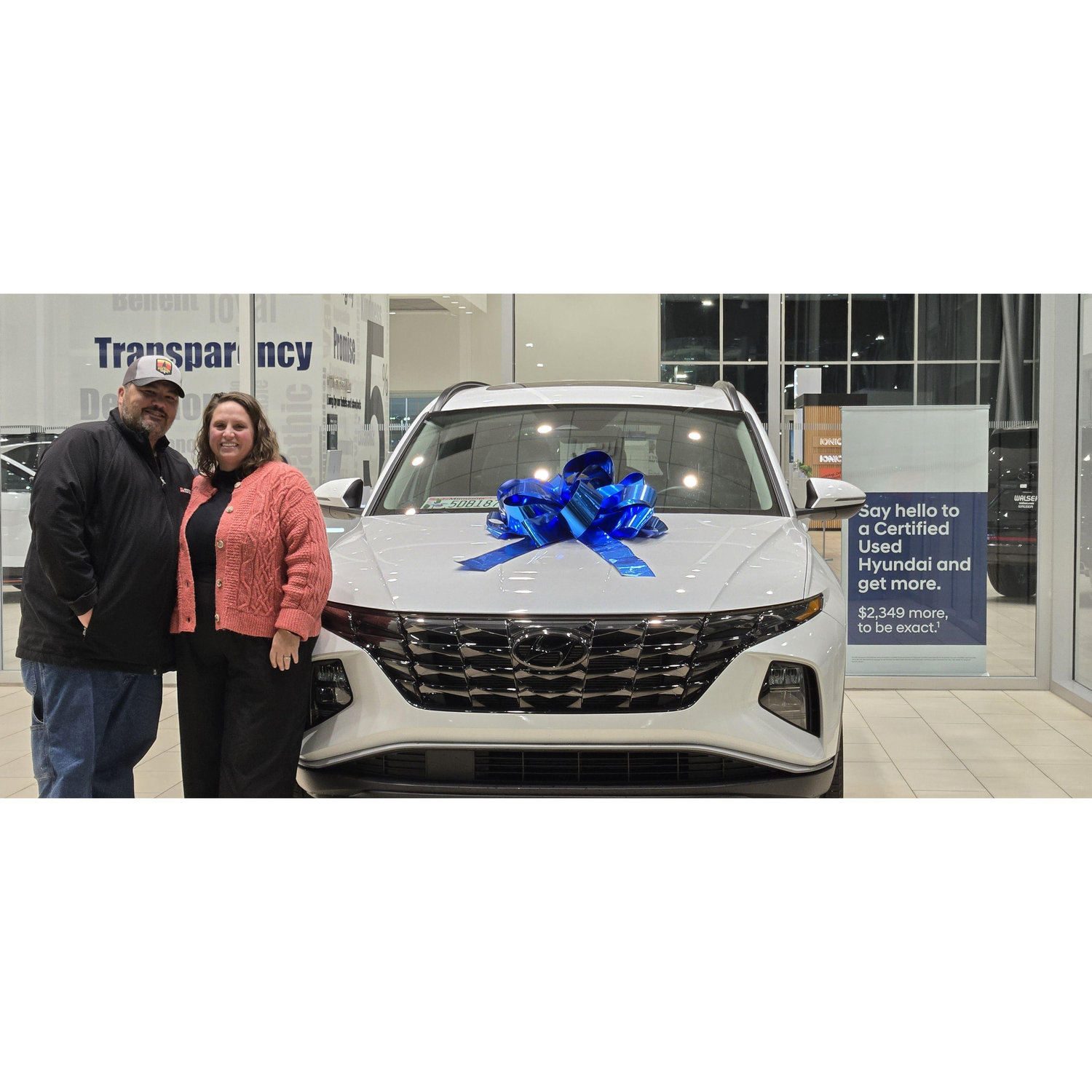 Our first major purchase together!  We both drove 10+ year old Hyundai Sonata's when we met.  Here hoping this one lasts as long.