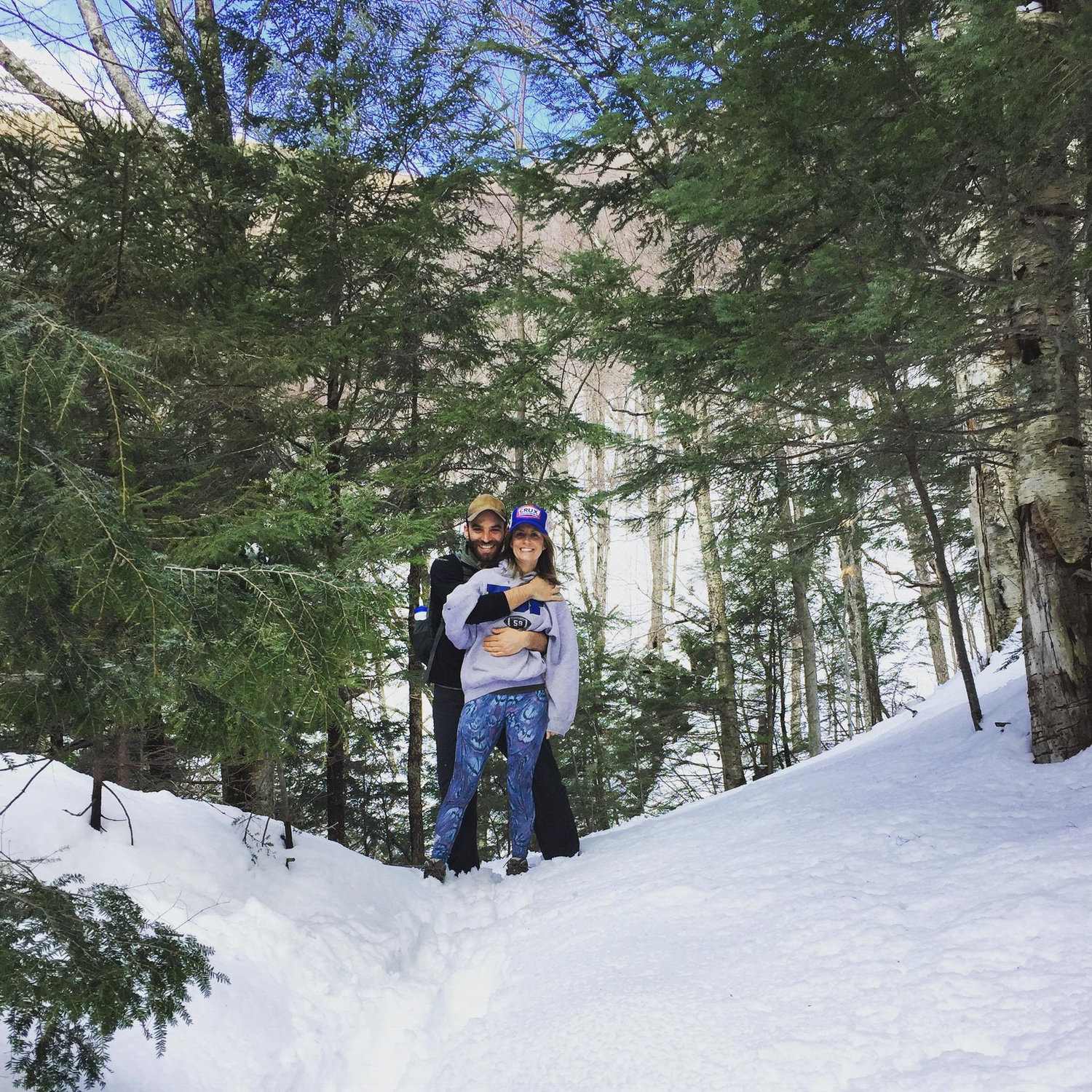 More hiking... in the snow
