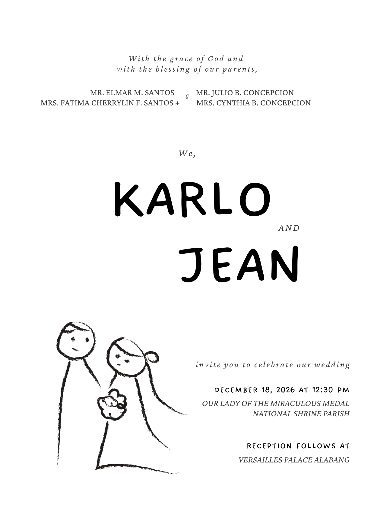 The Wedding Website of Jean Concepcion and Karlo Santos