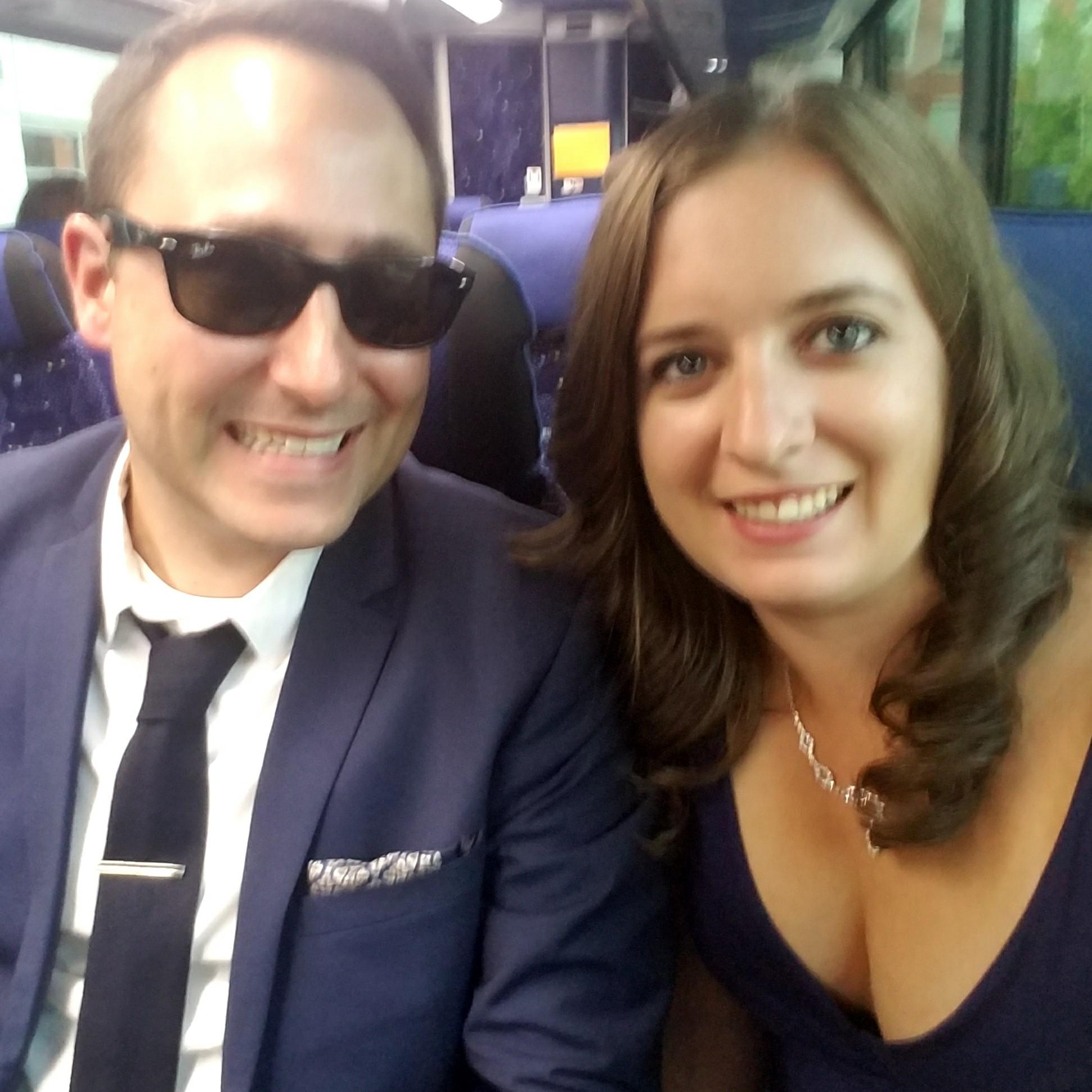 Chelsea's friend Maighan's wedding bus adventures! A great excuse to get all dressed up is a wedding! We had a great time catching up with Chelsea's college friends!