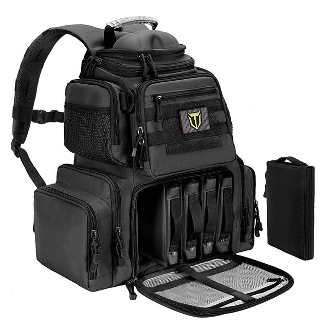 TIDEWE Tactical Range Backpack Bag for Gun and Ammo with Pistol Case