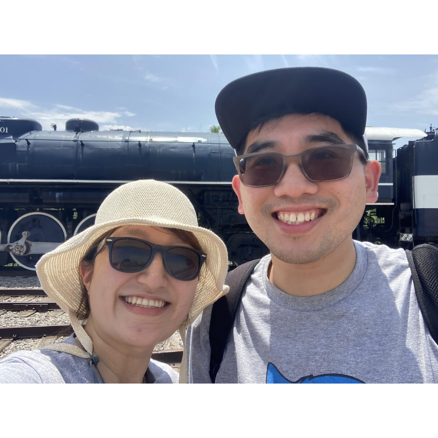 Traintopia in Frisco, TX. It was a scorching, 100+ degree day for a guided outdoor tour...