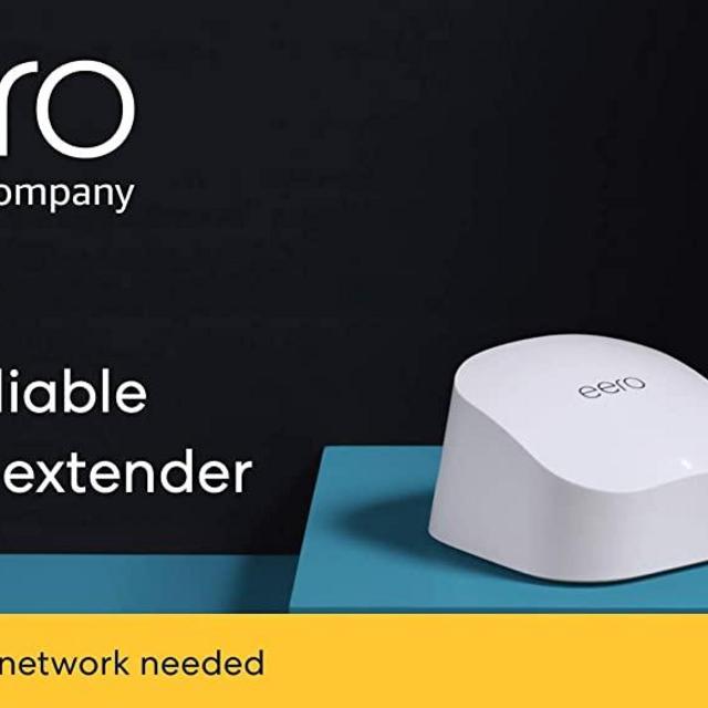 Introducing Amazon eero 6 dual-band mesh Wi-Fi 6 extender - expands existing eero network