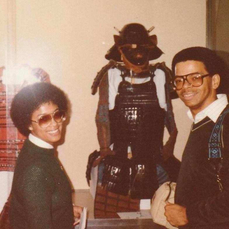 Exploring an historical museum in Tokyo, Japan (early 80s).