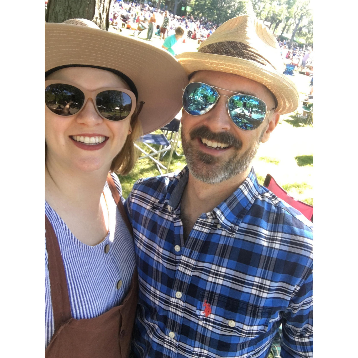 Enjoying the Ravinia Festival. August 2021