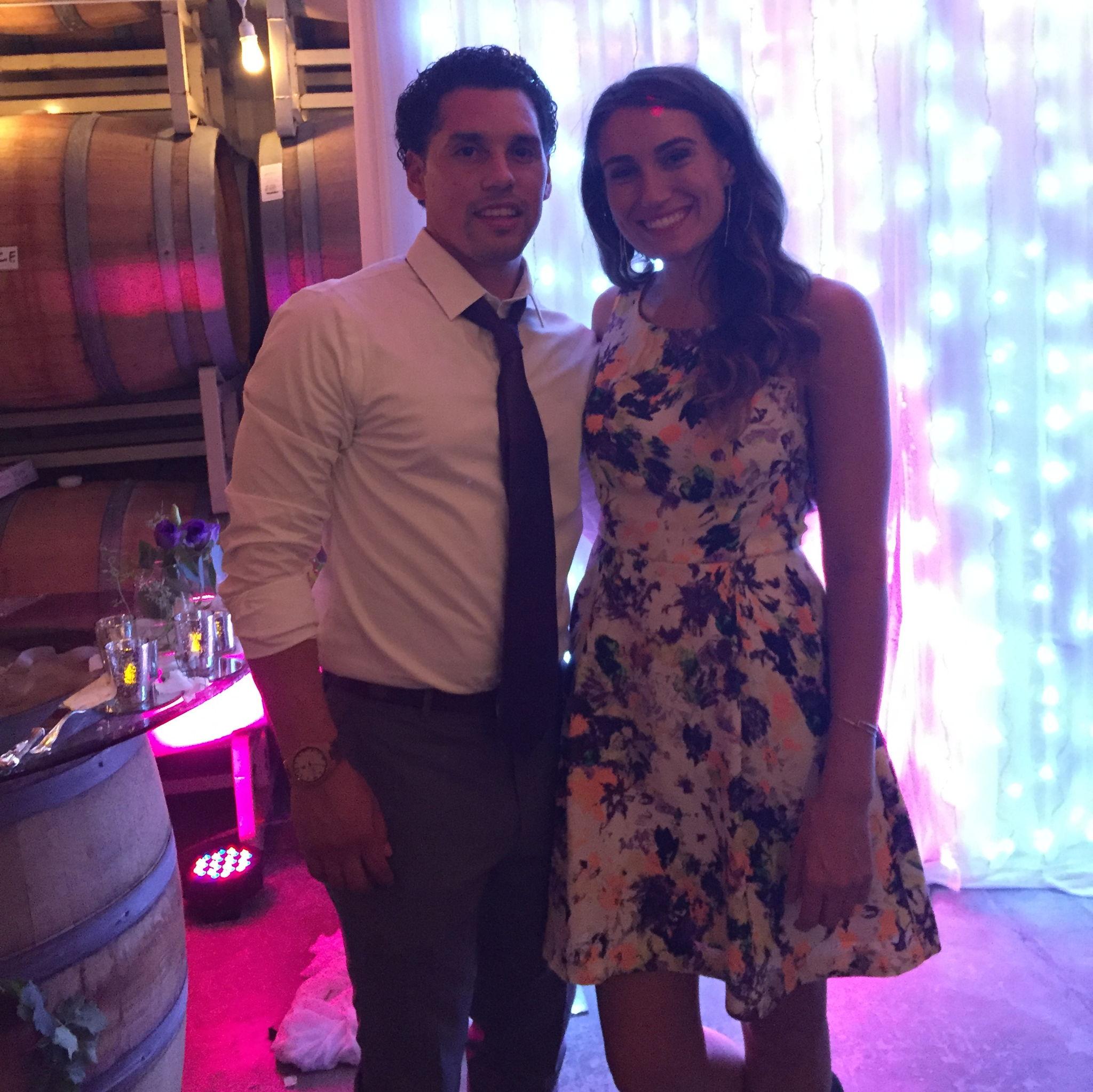 Our first wedding together! Congrats to Omar and Yenni.