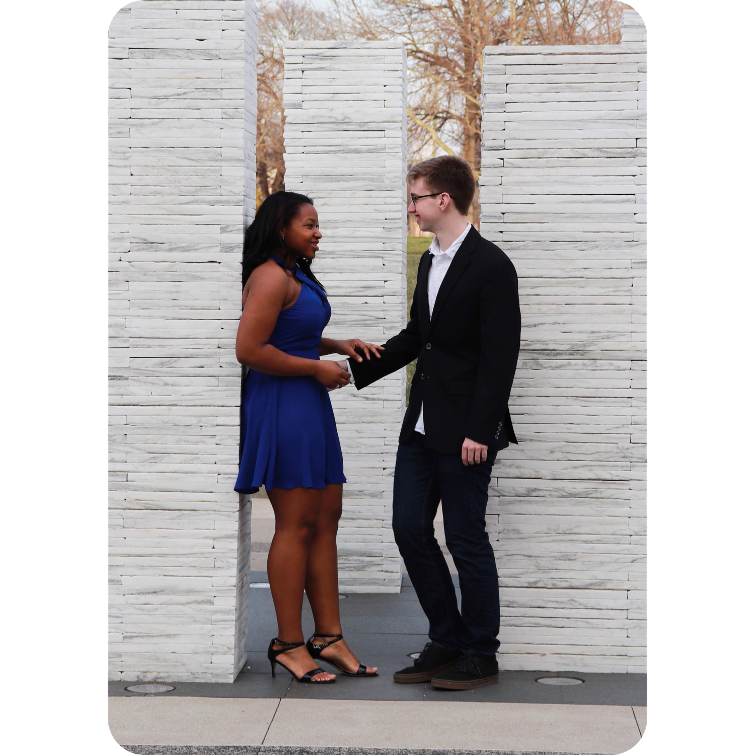 April 2018: Photo shoot at the Columbus Library