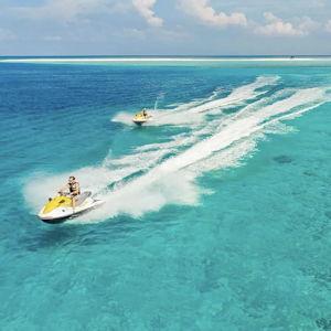 Jet Skiing on our Honeymoon