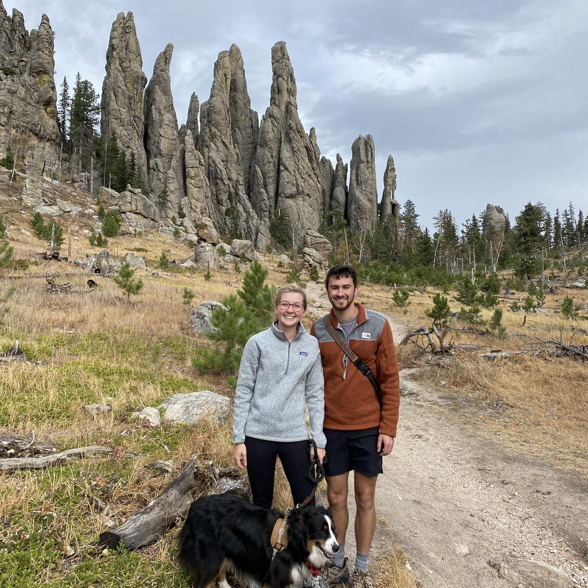 10/9/21 Celebrating our (almost) 2 year anniversary hiking at Custer State Park in SD