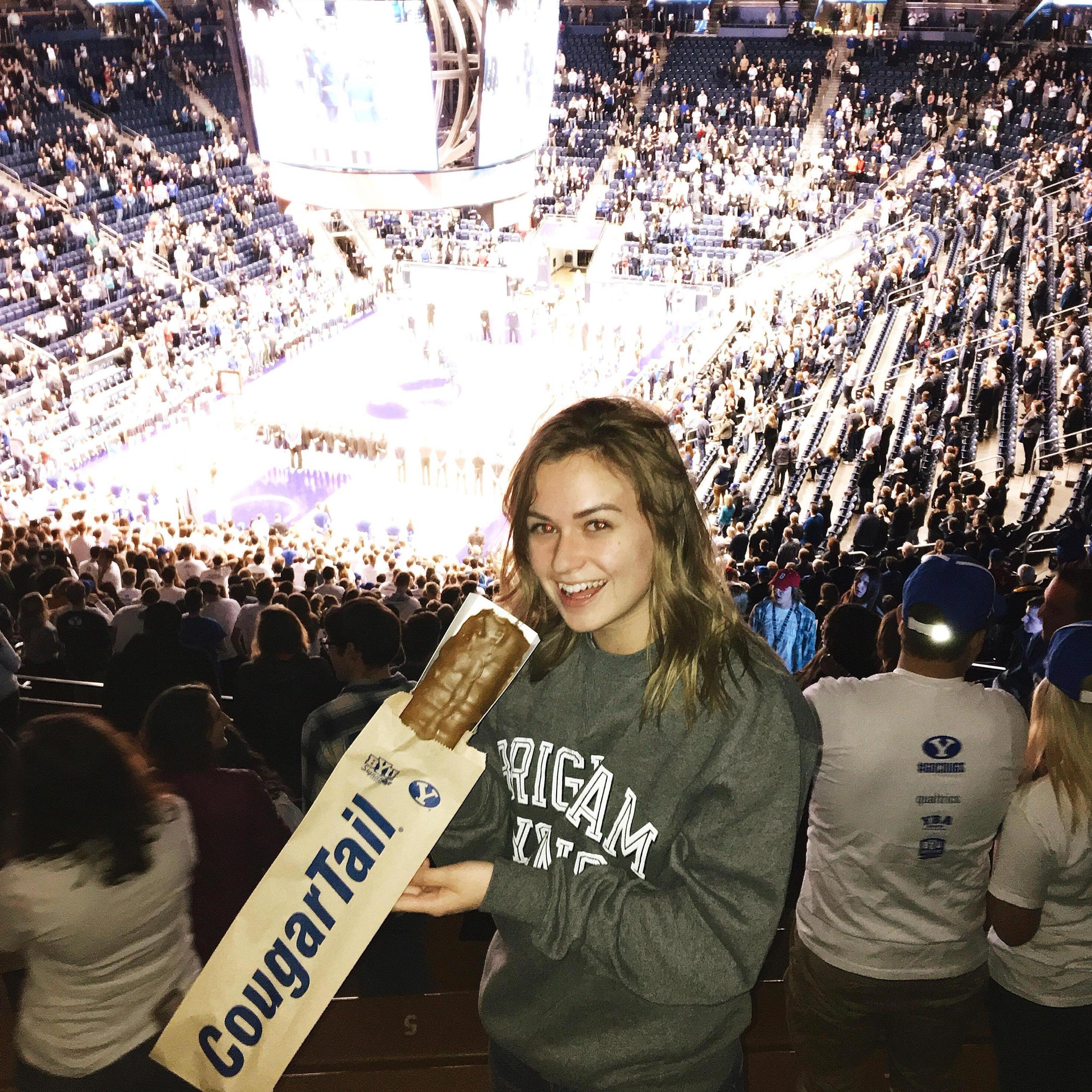 Becca's first CougarTail, January 2017.