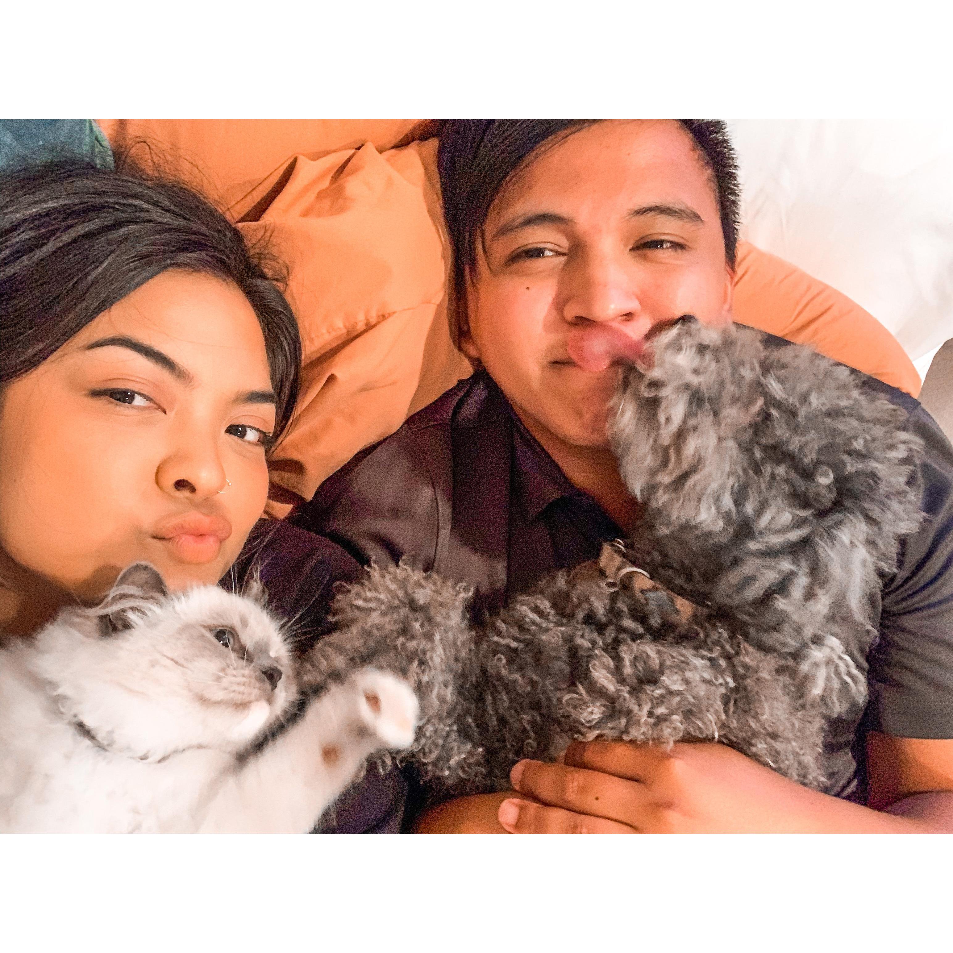 Us and our children.