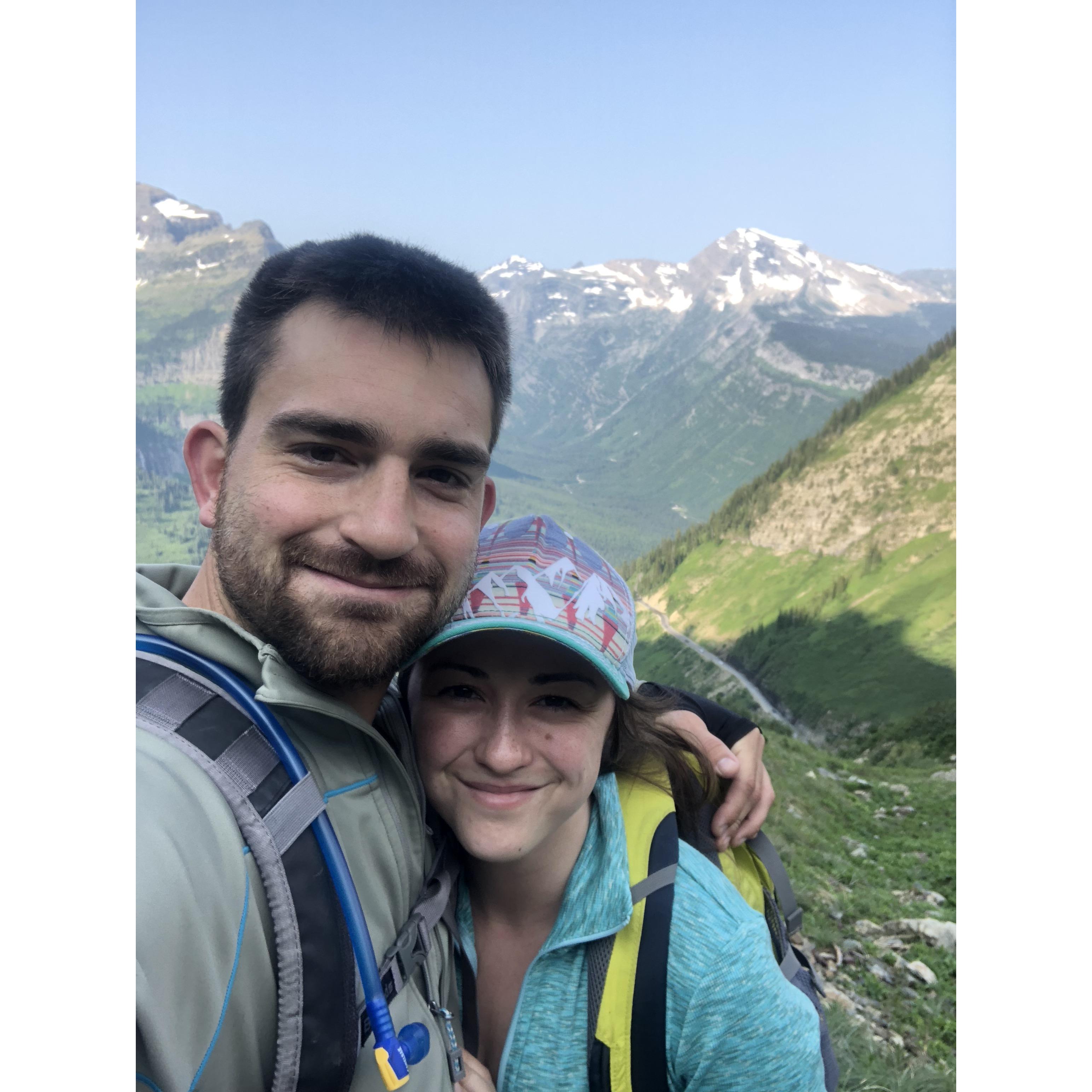 Hiking the Highline Trail in Glacier, National Park. Our longest (and most painful) hike to-date.